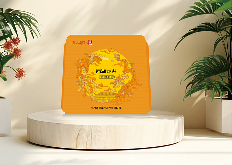 杭州石特廣告攜手 “杭州西湖龍井茶葉有限公司” 與 “上新了故宮聯(lián)名”，2025 西湖龍井頭茶新品包裝震撼上市