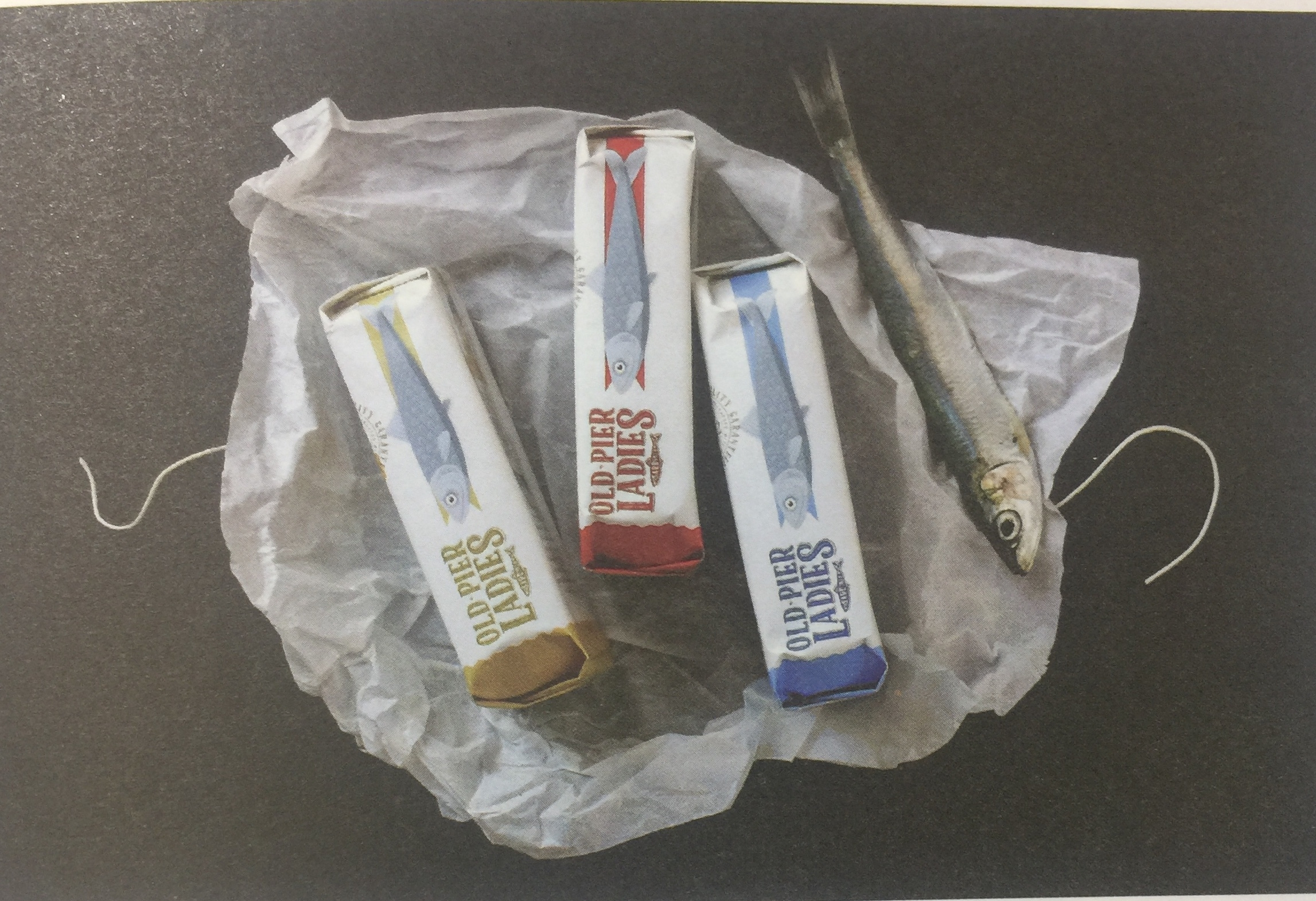 不同色彩的沙丁魚(yú)食品包裝設(shè)計(jì)