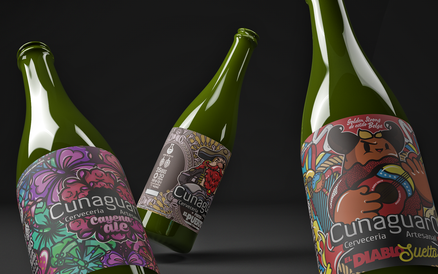 神秘主義，追求味覺, 靈魂和心的快感的啤酒包裝設(shè)計