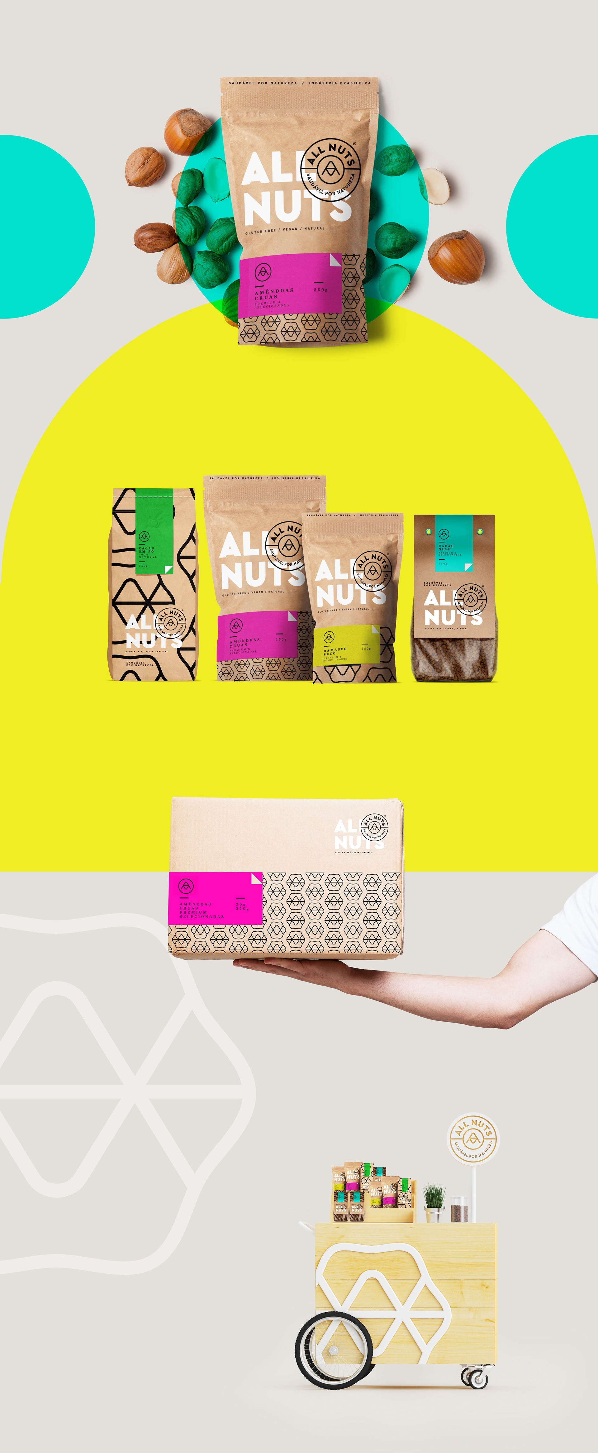 給人帶來愉悅的堅(jiān)果食品包裝設(shè)計(jì)