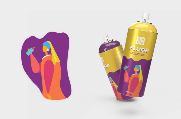 解鎖你的藝術(shù)天分，人人都是藝術(shù)家?。麭eLife噴漆包裝設(shè)計(jì)